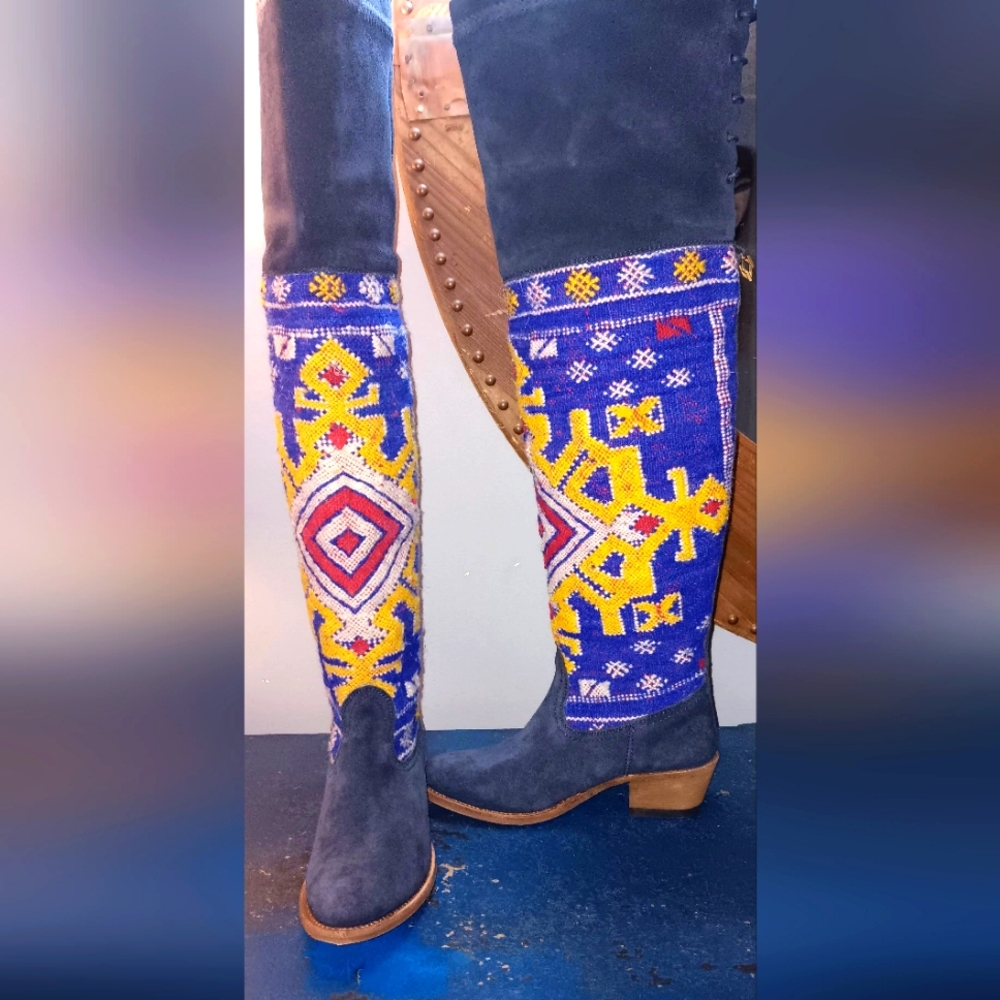 Cobra society thigh-high boots